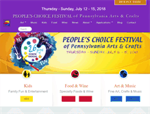 Tablet Screenshot of peopleschoicefestival.com